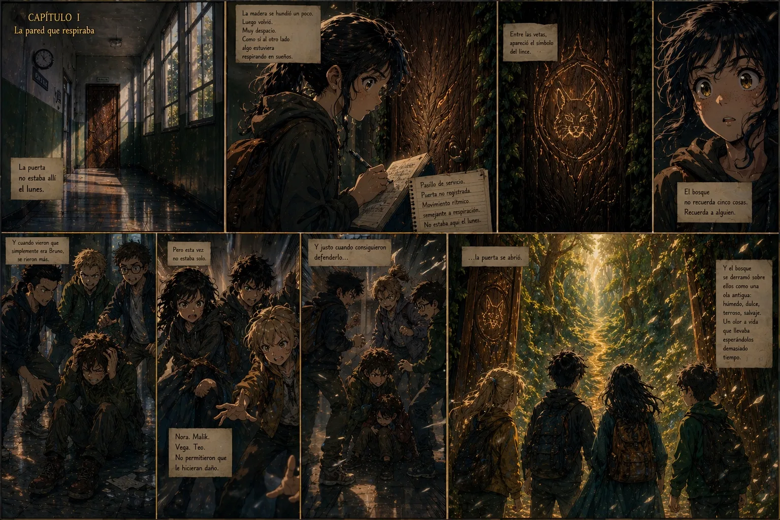 Collage visual del Capítulo 1 de Ultraumbral